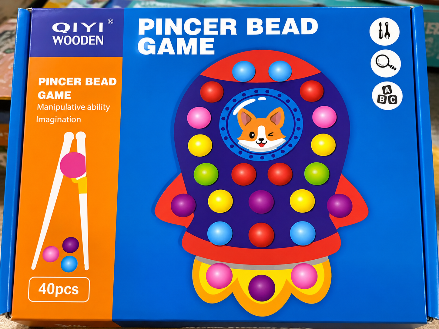 Pincer bead game
