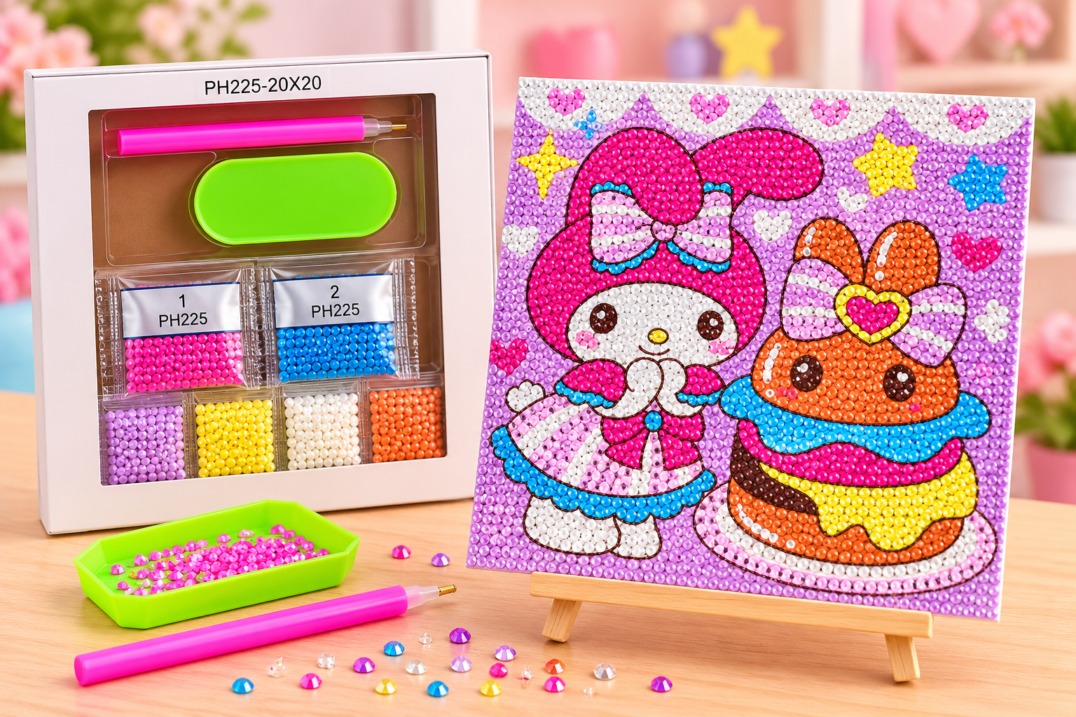 Diamond Painting Kit – Cute Friends Design