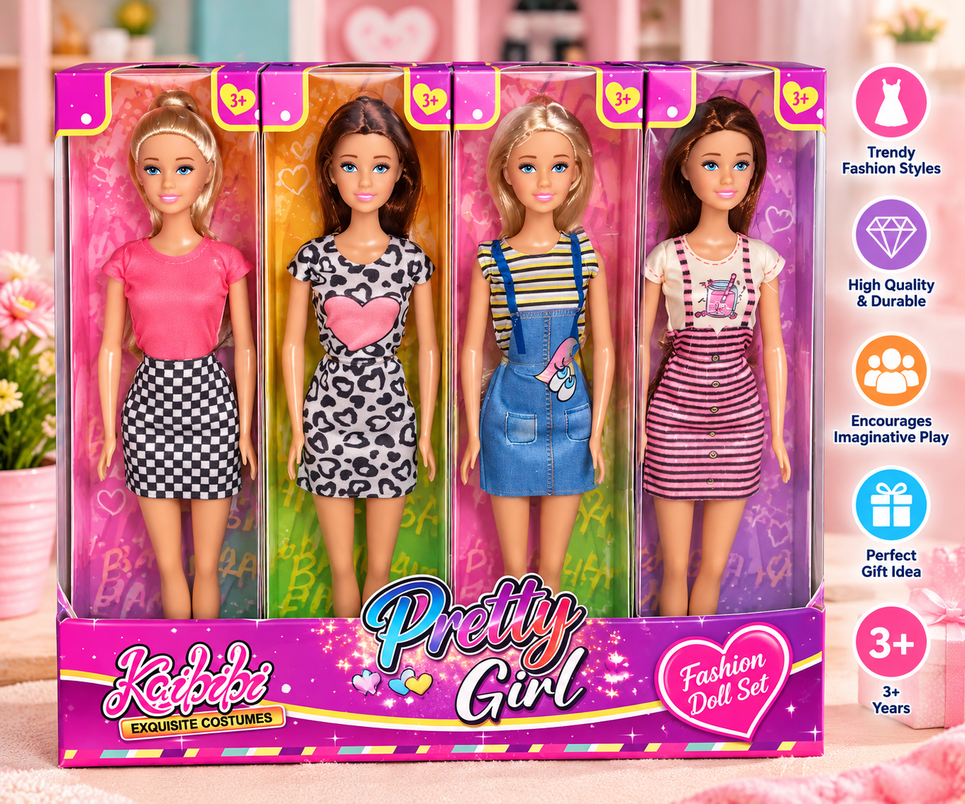 Pretty Girl Fashion Doll Collection