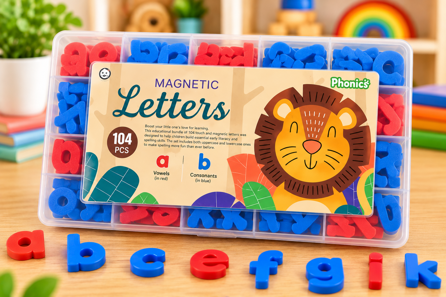 Magnetic foam Letters - Eng