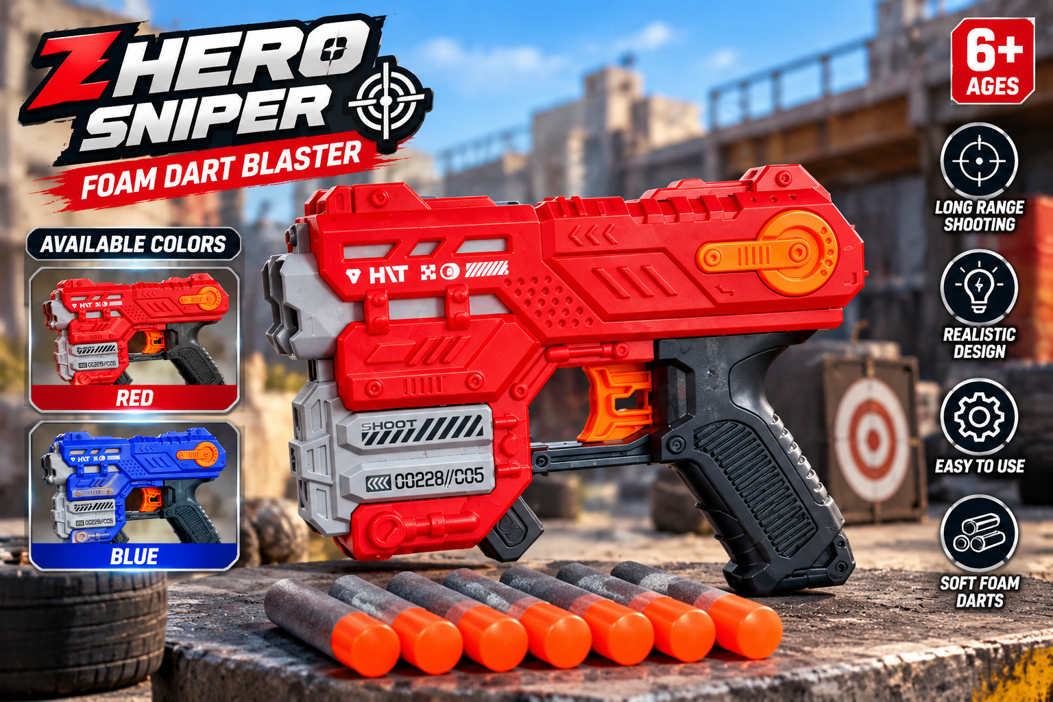 Z Hero sniper - Foam Dart Blaster