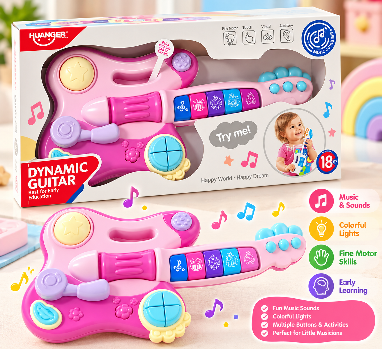 Dynamic Guitare - Pink