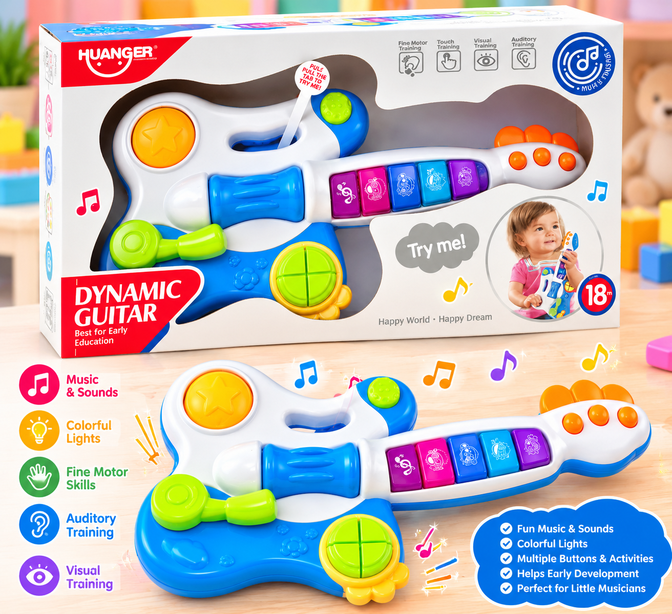 Dynamic Guitare - Blue