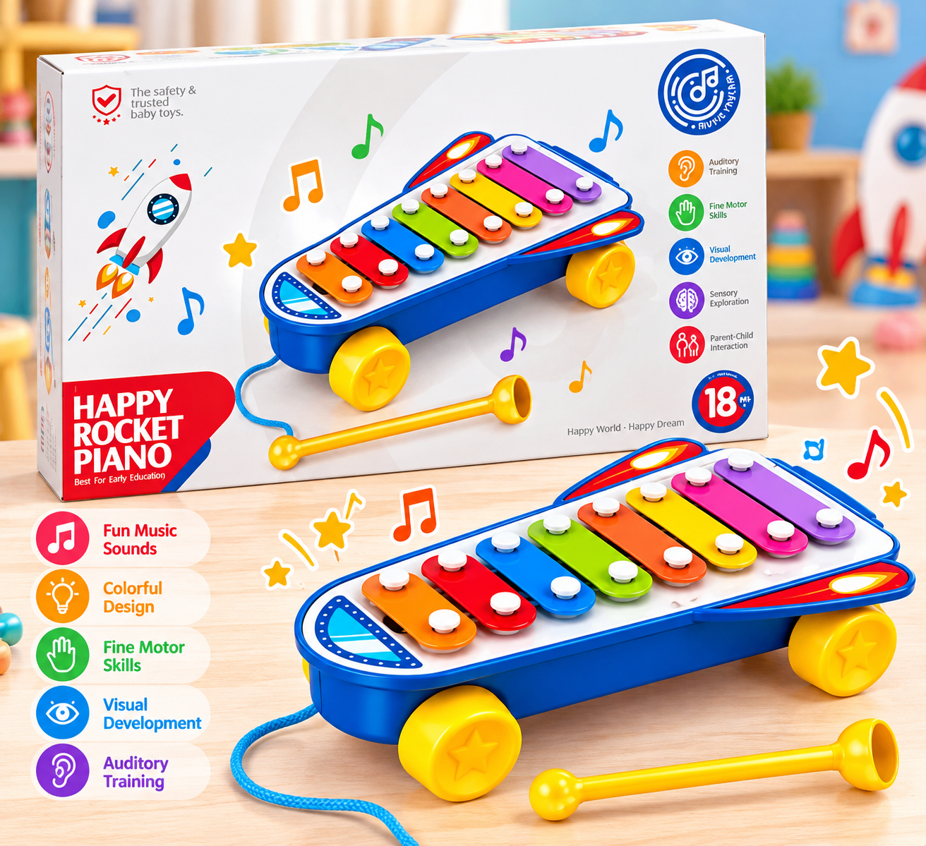 Baby Rocket piano