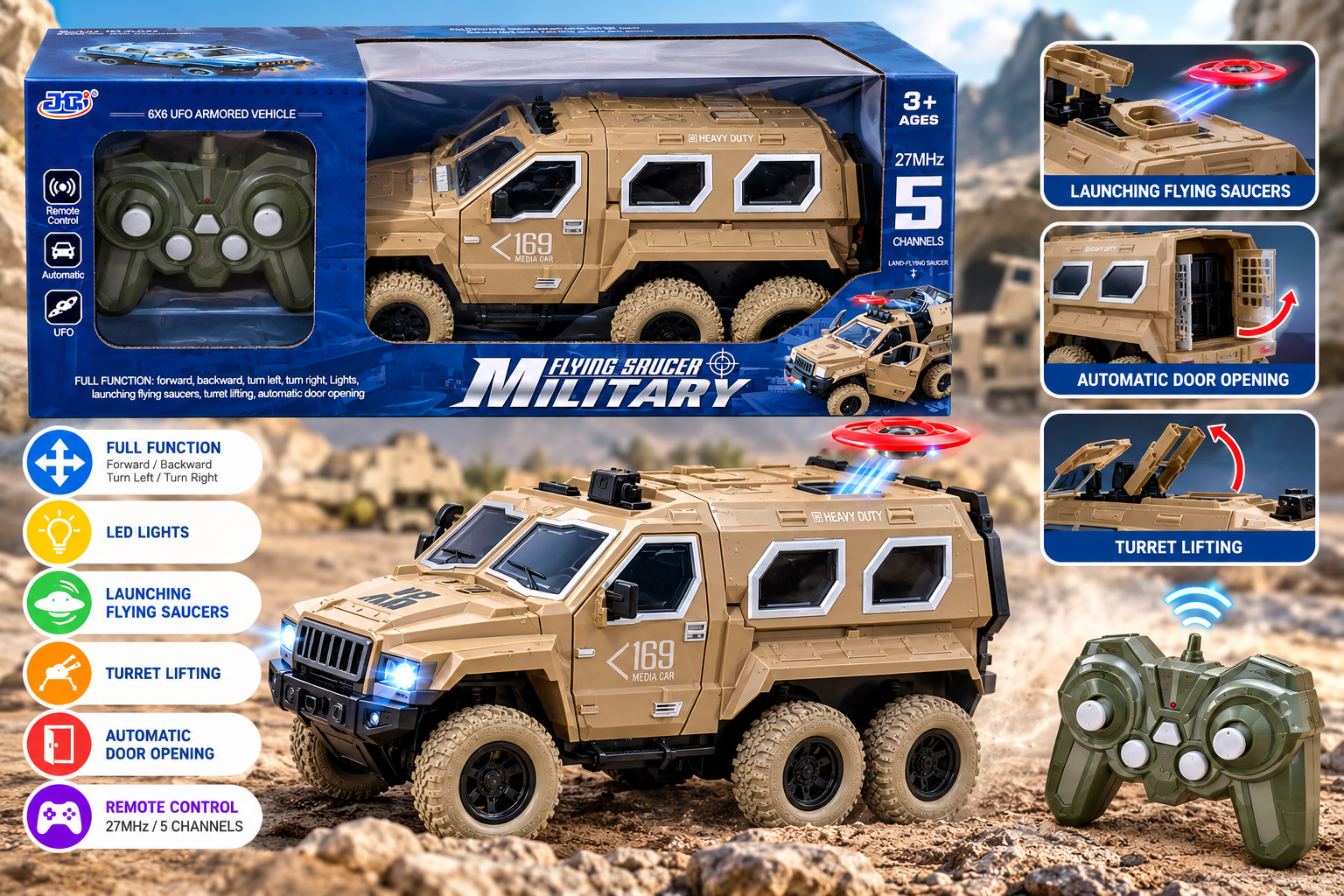 Military remote car