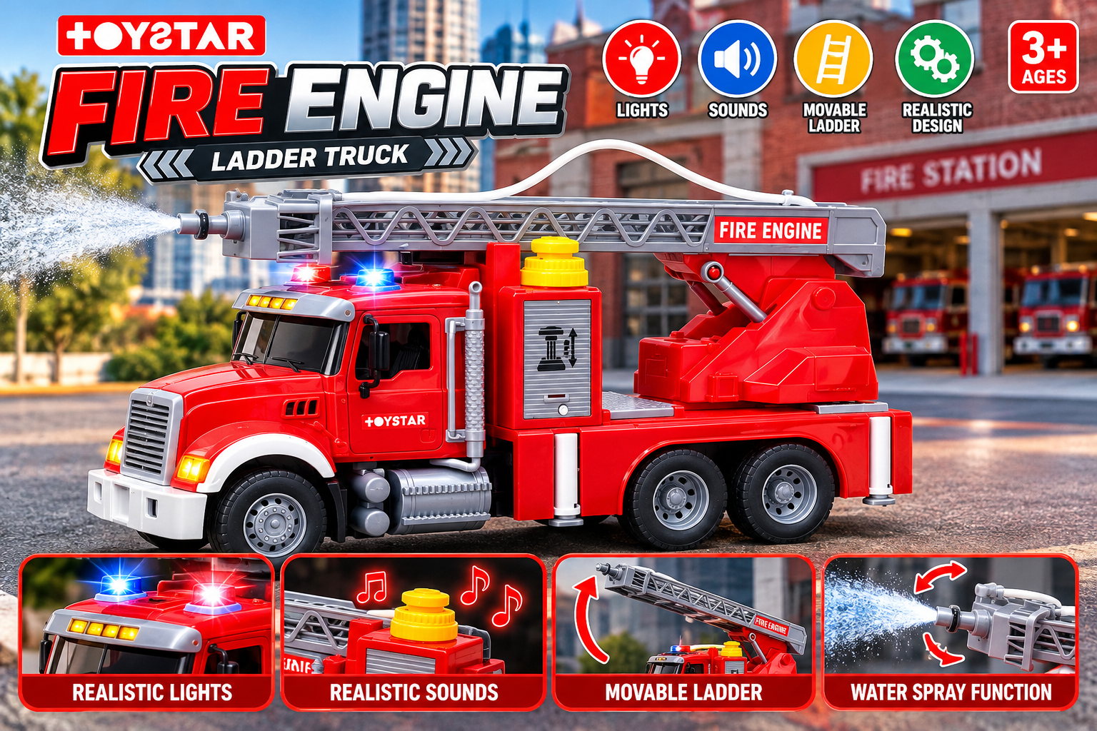 Fire Engine Rescue Truck