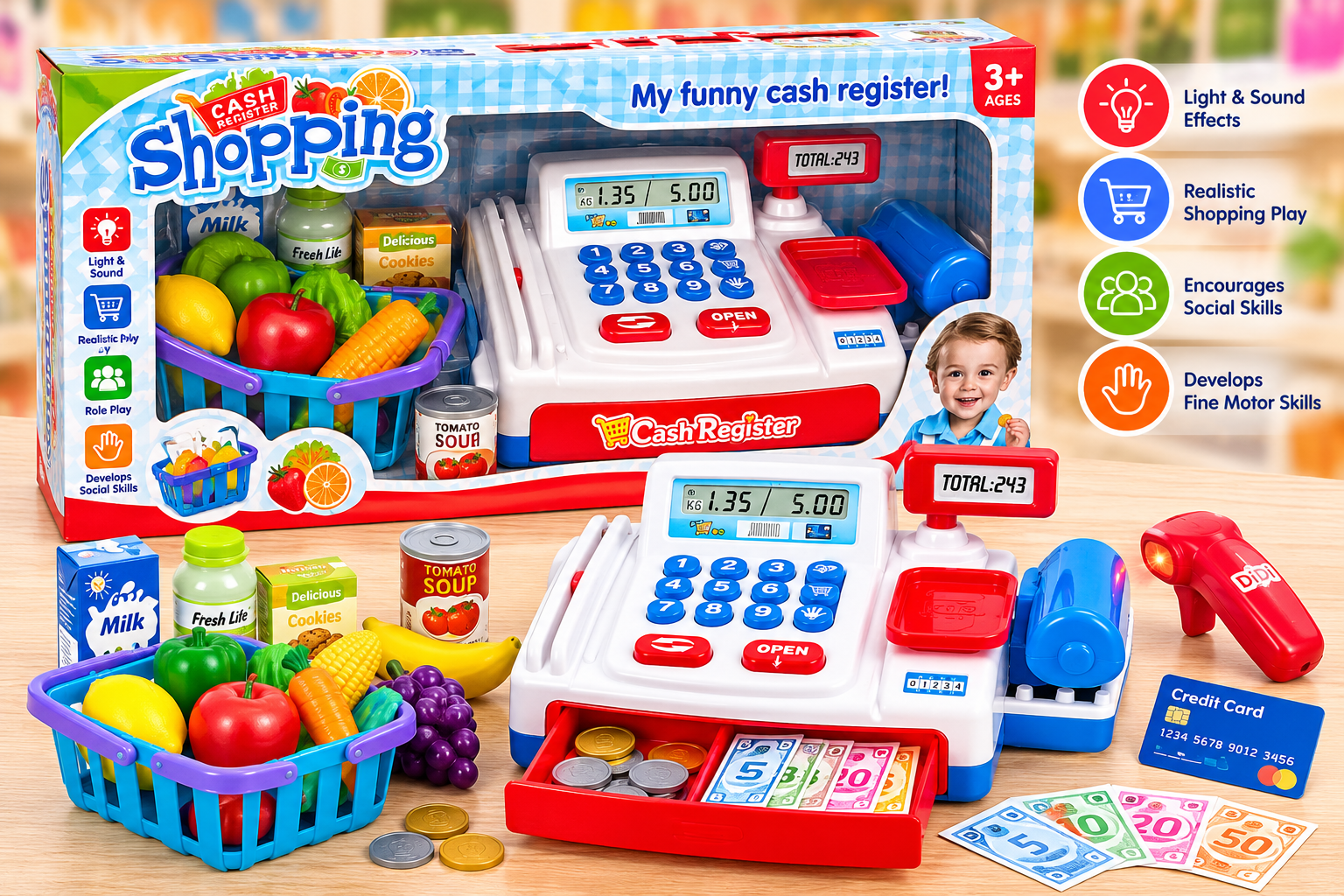 Shopping cashier
