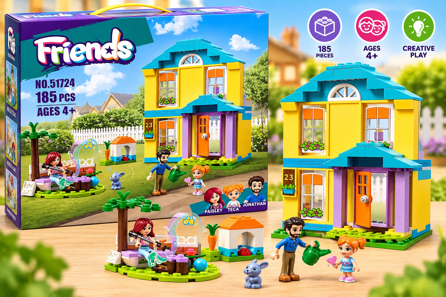 Friends lego - 185 pcs