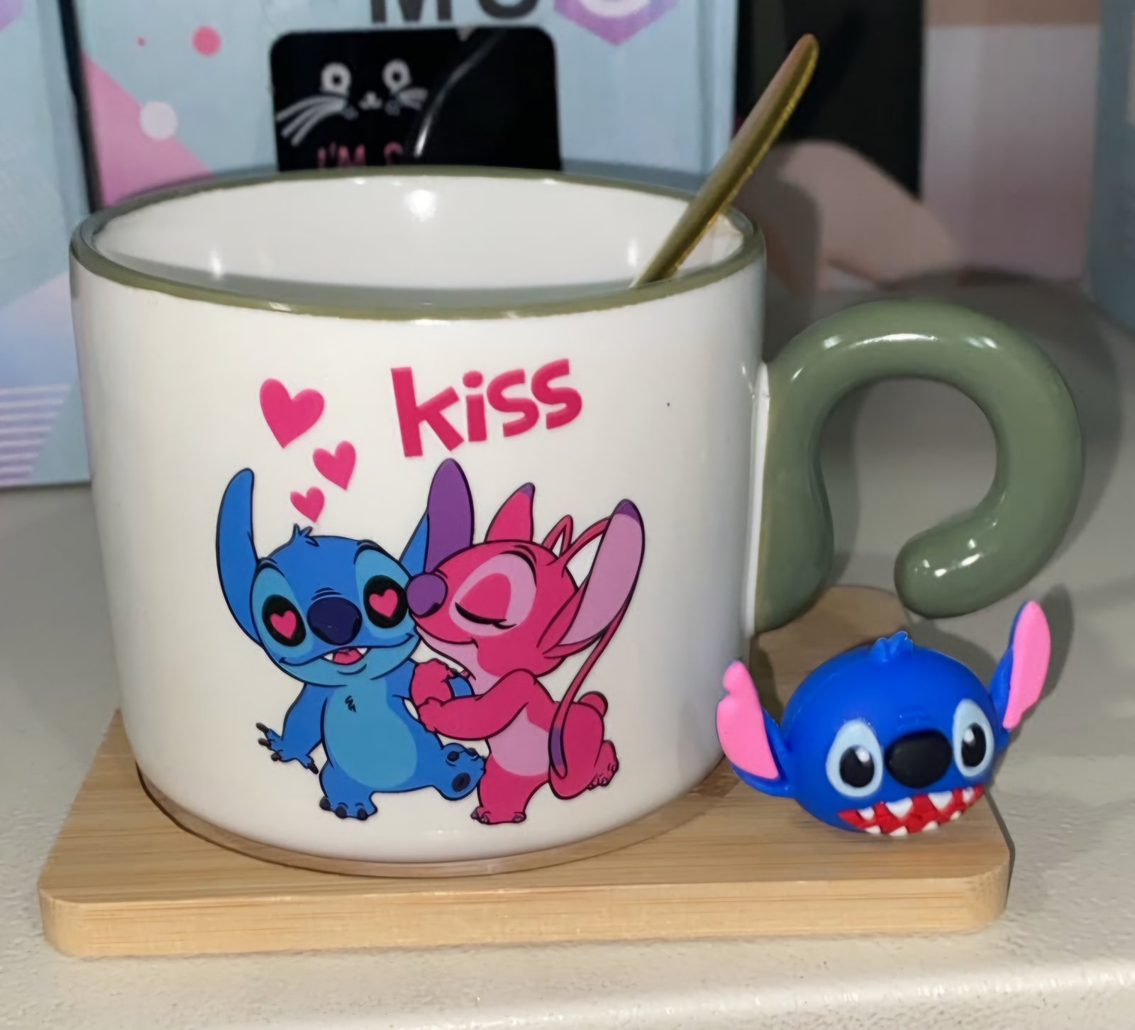 Stitch mug - Kiss